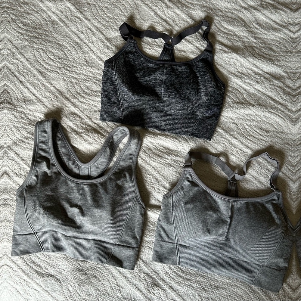 Target “all in motion” seamless sports bras (all three)